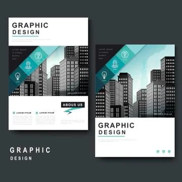 Modern brochure design Stock Illustration
