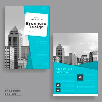 Modern brochure design Stock Illustration