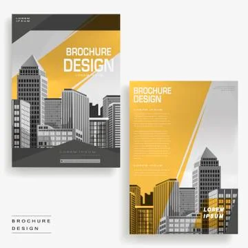 Modern brochure design Stock Illustration