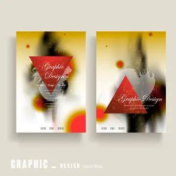 Modern brochure template Stock Illustration