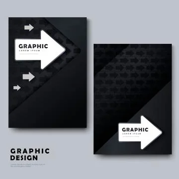 Modern brochure template Stock Illustration
