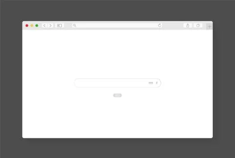 Modern browser window design isolated イラスト素材