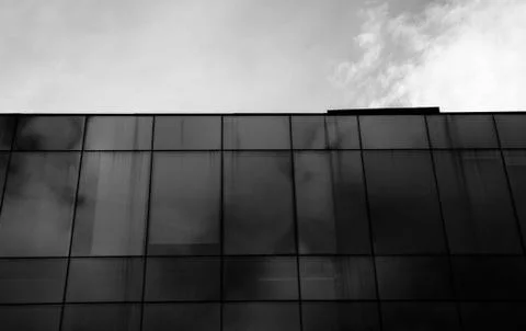 Modern building in BW Stock Photos
