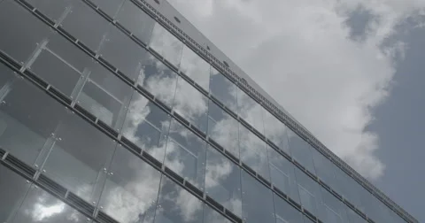 Modern Building Close Up - Berlin, Germany - 4K Stock Footage 68497217