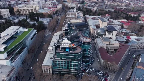 Modern building construction in the city Stock Footage 239319836