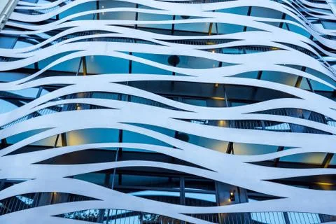 Modern building deatil Stock Photos