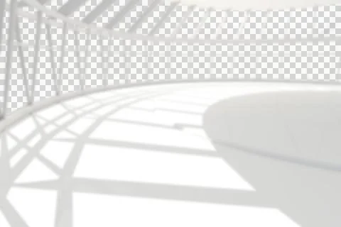 Modern building with empty room Ilustración de archivo