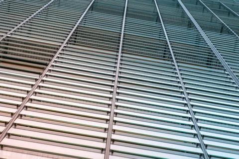 Modern building facade - architecture pattern Stock Photos