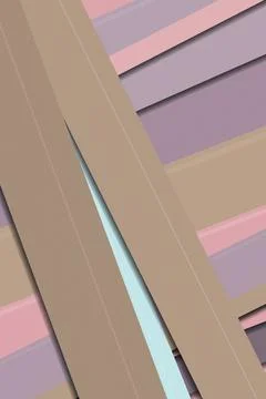 Modern building facade featuring a teal window frame with soft pink and lav.. Stock Illustration