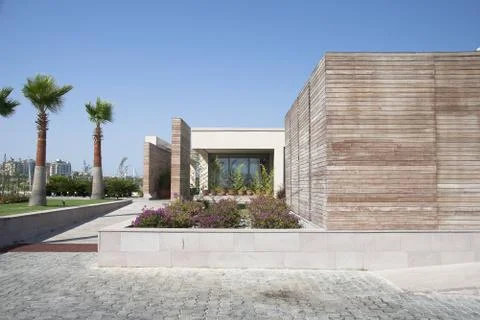 Modern building facade Stock Photos