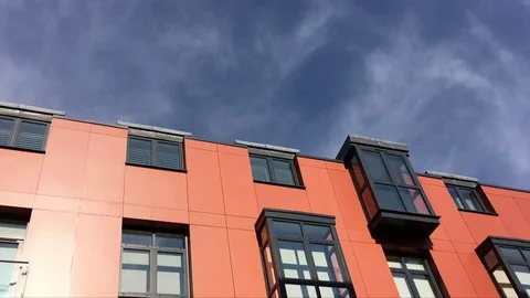 Modern building Stock Footage 72374064