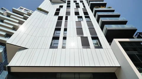 Modern building Video stock 250013383