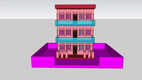 Modern Building Vídeos de archivo 344577451