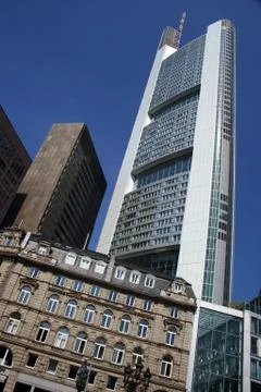 Modern building in Frankfurt Stock Photos