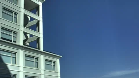 Modern Building HDR Timelapse 動画素材 8986354