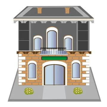 Modern building Stock Illustration