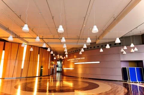 Modern building interior Stock Photos