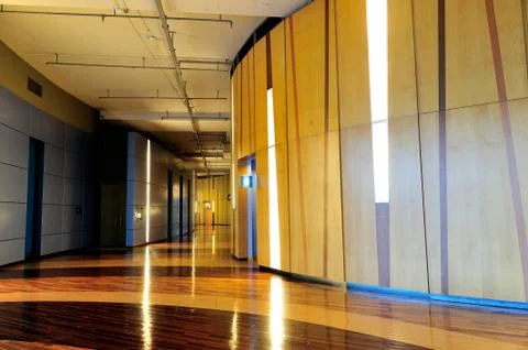 Modern building interior Stock Photos