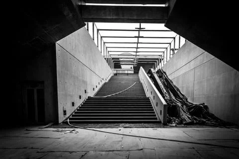 Modern building interior Stock Photos