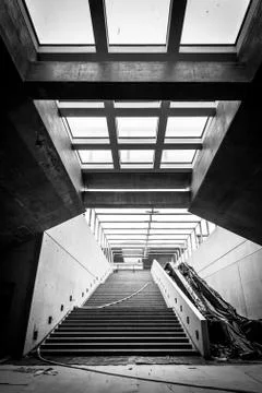 Modern building interior Stock Photos