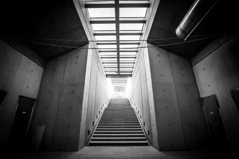 Modern building interior Stock Photos