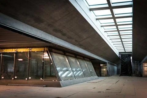 Modern building interior Stock Photos
