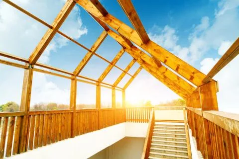 Modern building interior Stock Photos