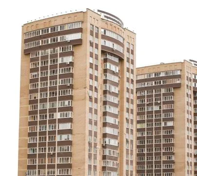 Modern building isolated Fotos de archivo