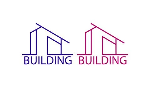 Modern Building Logo Design for Real Estate, Construction, Architecture and.. Ilustración de archivo