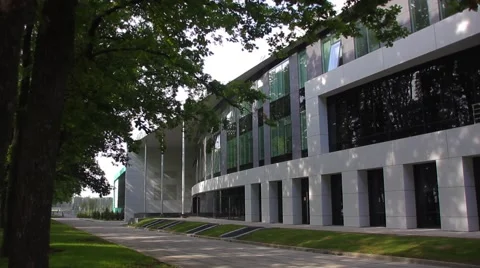 Modern building. Outside. Stock Footage 65804982