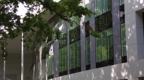 Modern building. Outside. Stock Footage 65804989