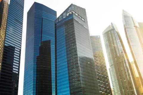 Modern building Stock Photos