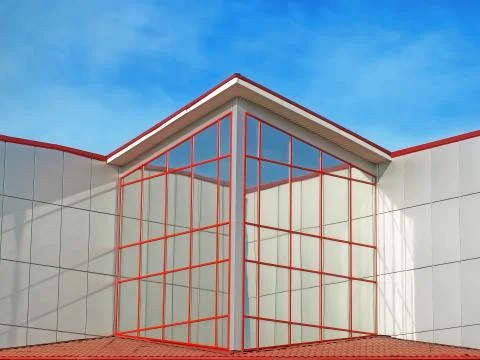 A modern building. Stock Photos