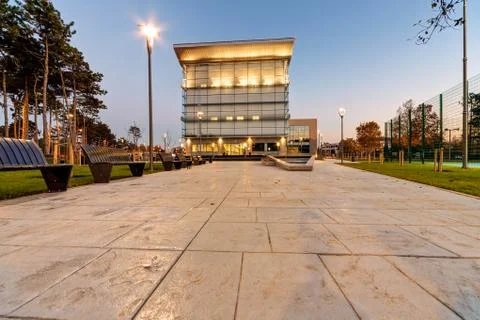 Modern building Stock Photos