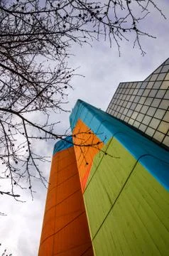 Modern building Stock Photos