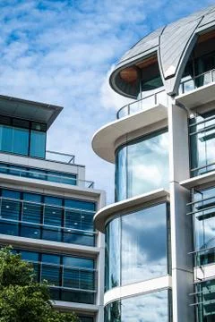 Modern building Stock Photos