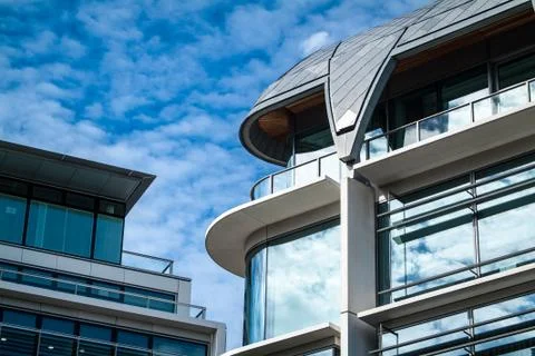 Modern building Stock Photos