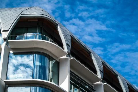 Modern building Stock Photos