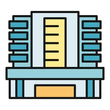 Modern building structure representing urban city architecture lifestyle Stock Illustration