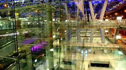 Modern building - time lapse Stock Footage 60604289