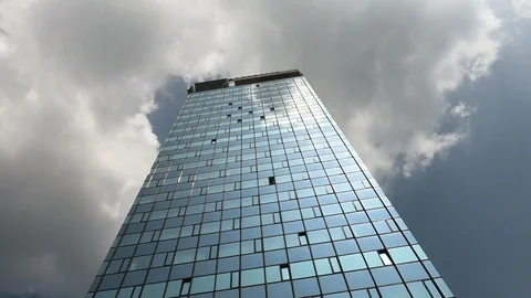 Modern Building Time Lapse Stock Footage 113457851