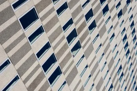 Modern building wall Stock Photos