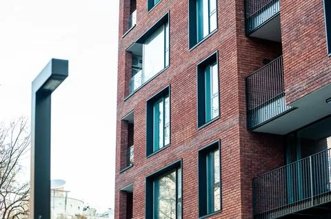Modern buildings architecture elements Stock Photos