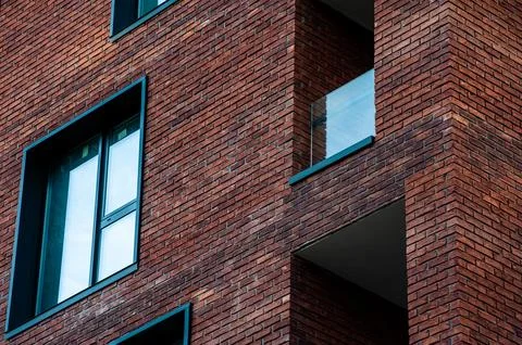 Modern buildings architecture elements Stock Photos