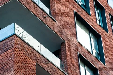 Modern buildings architecture elements Stock Photos