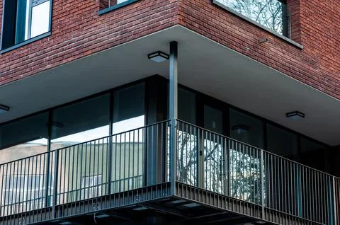 Modern buildings architecture elements Stock Photos