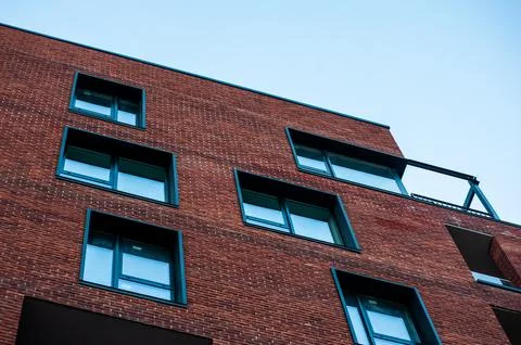 Modern buildings architecture elements Stock Photos