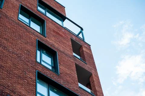 Modern buildings architecture elements Foto stock