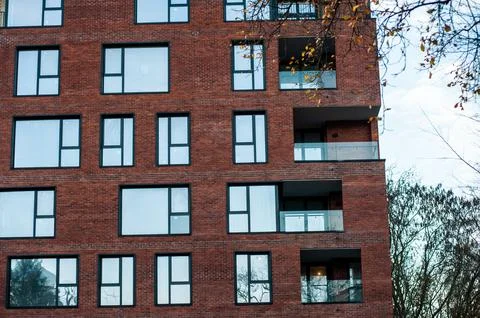 Modern buildings architecture elements Stock Photos