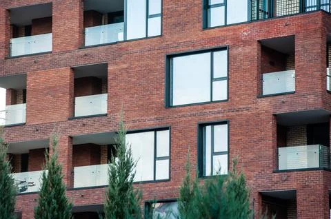 Modern buildings architecture elements Stock Photos